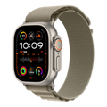 Apple Watch Ultra 2 GPS + Cellular, 49mm Titanium Case with Olive Alpine Loop - Small