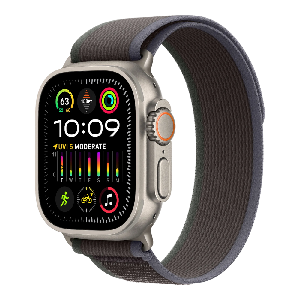 Apple Watch Ultra 2 GPS + Cellular, 49mm Titanium Case with Blue/Black Trail Loop - M/L - alAsil Apple Watch Ultra 2 GPS + Cellular, 49mm Titanium Case with Blue/Black Trail Loop - M/L 45676e-4.myshopify.com Apple Apple Watch Ultra 2 GPS + Cellular, 49mm Titanium Case with Blue/Black Trail Loop - M/L 45676e-4.myshopify.com Apple