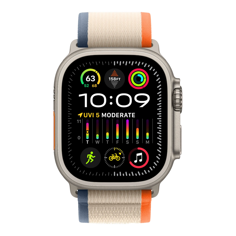 Apple Watch Ultra 2 GPS + Cellular, 49mm Titanium Case with Orange/Beige Trail Loop - S/M - alAsil Apple Watch Ultra 2 GPS + Cellular, 49mm Titanium Case with Orange/Beige Trail Loop - S/M 45676e-4.myshopify.com Apple Apple Watch Ultra 2 GPS + Cellular, 49mm Titanium Case with Orange/Beige Trail Loop - S/M 45676e-4.myshopify.com Apple