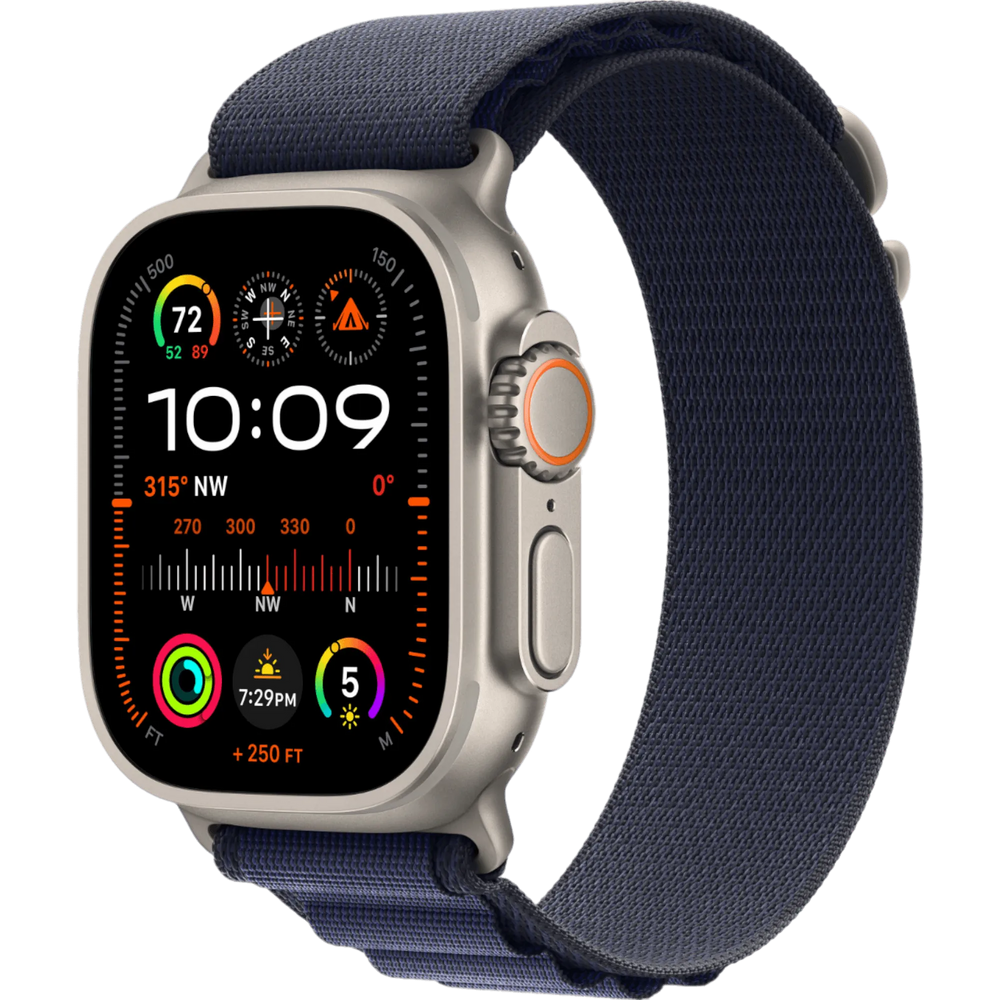 Apple Watch Ultra 2 GPS + Cellular, 49mm Natural Titanium Case with Navy Alpine Loop - Medium - alAsil Apple Watch Ultra 2 GPS + Cellular, 49mm Natural Titanium Case with Navy Alpine Loop - Medium 45676e-4.myshopify.com Apple Apple Watch Ultra 2 GPS + Cellular, 49mm Natural Titanium Case with Navy Alpine Loop - Medium 45676e-4.myshopify.com Apple