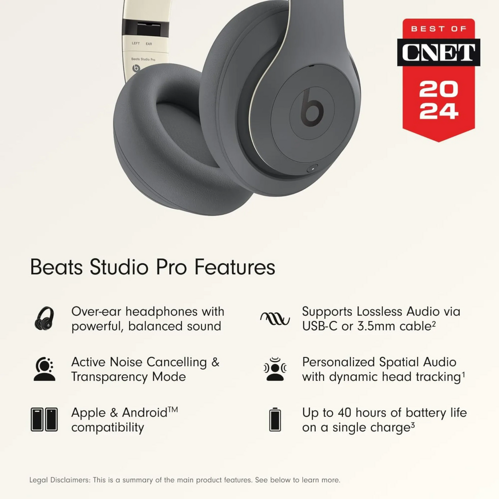 Beats Studio Pro Wireless Headphones — Sand Gray 45676e-4.myshopify.com Apple Beats Studio Pro Wireless Headphones — Sand Gray 45676e-4.myshopify.com Apple