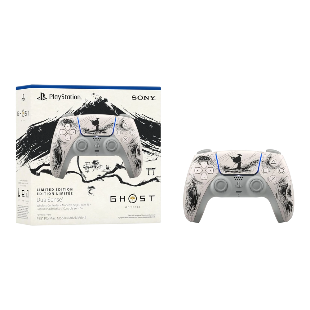 Buy DualSense Ghost of Yotei Black Limited Edition UAE | alAsil