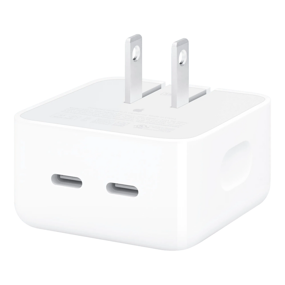 35W Dual USB-C Port Compact Power Adapter - alAsil 35W Dual USB-C Port Compact Power Adapter (MNWM3) 45676e-4.myshopify.com Apple 35W Dual USB-C Port Compact Power Adapter (MNWM3) 45676e-4.myshopify.com Apple