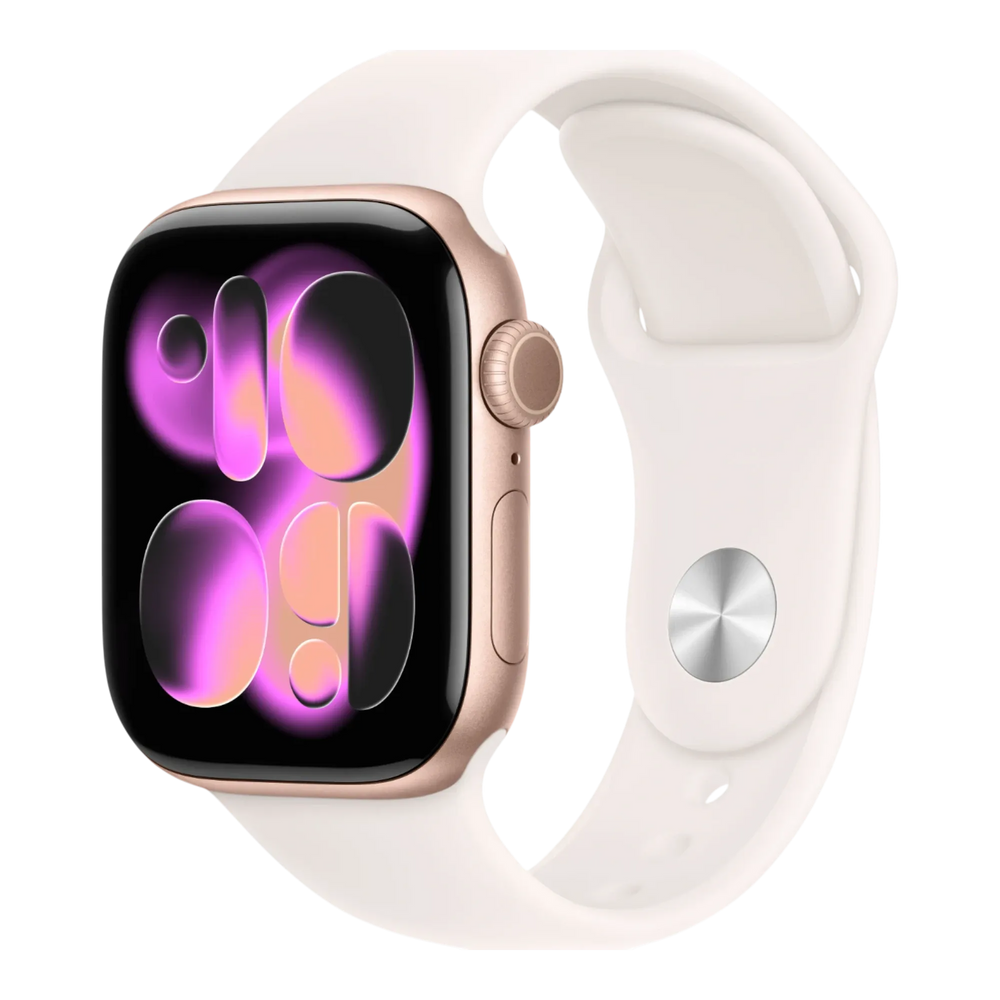 Apple Watch Series 11 GPS, 46mm Rose Gold Aluminum Case with Light Blush Sport Band - S/M 45676e-4.myshopify.com Apple Apple Watch Series 11 GPS, 46mm Rose Gold Aluminum Case with Light Blush Sport Band - S/M 45676e-4.myshopify.com Apple