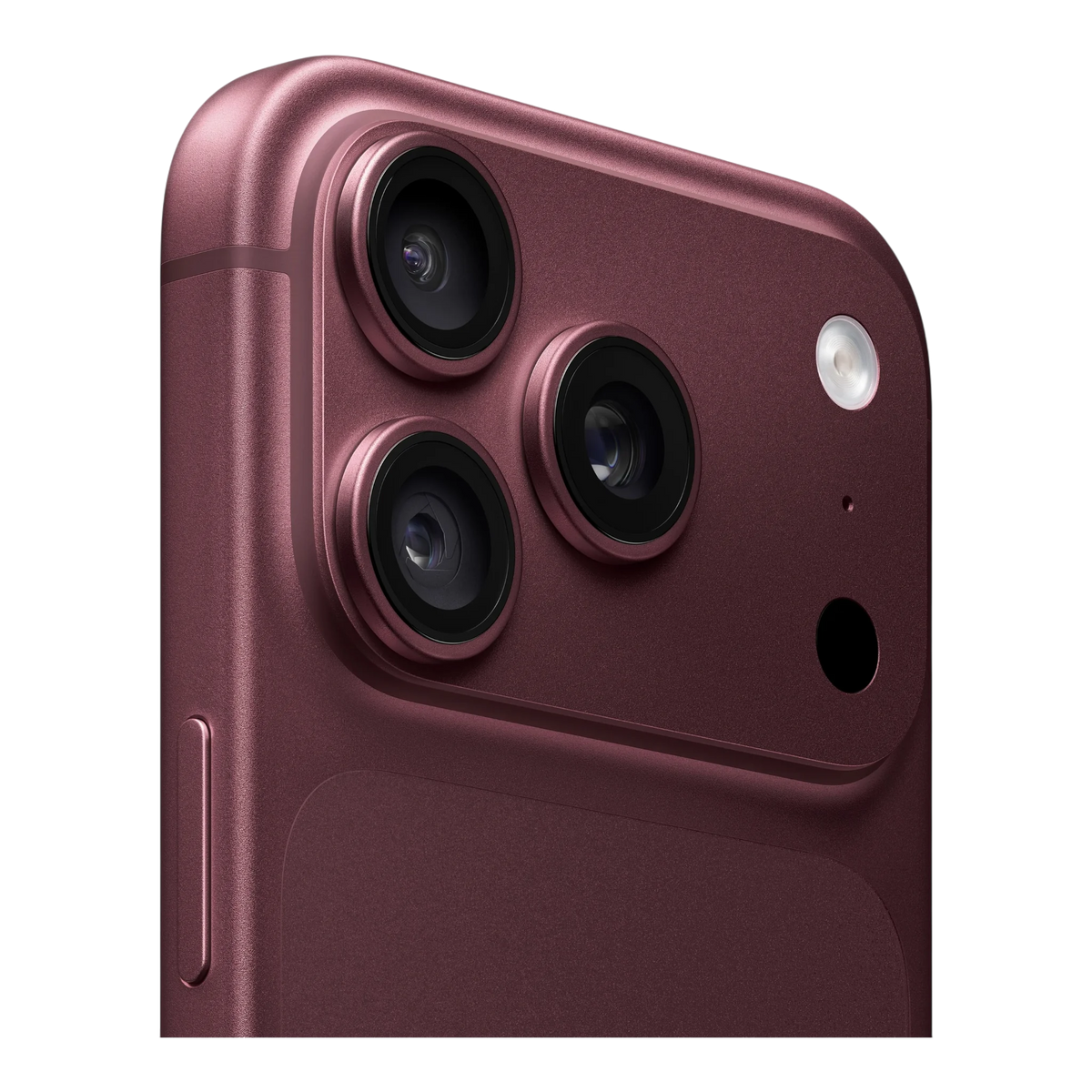 Apple iPhone 18 Pro Burgundy — camera close-up