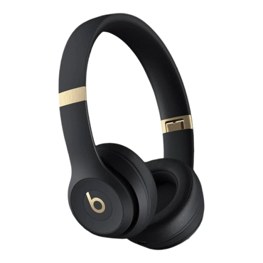 Beats Solo 4 - On-Ear Wireless Headphones โ Black & Gold โ Apple MC2L4