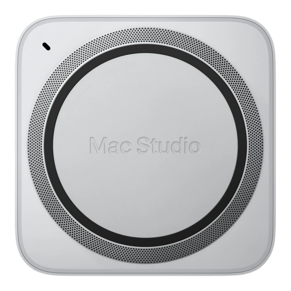 Apple Mac Studio - bottom view with ventilation and rubber feet