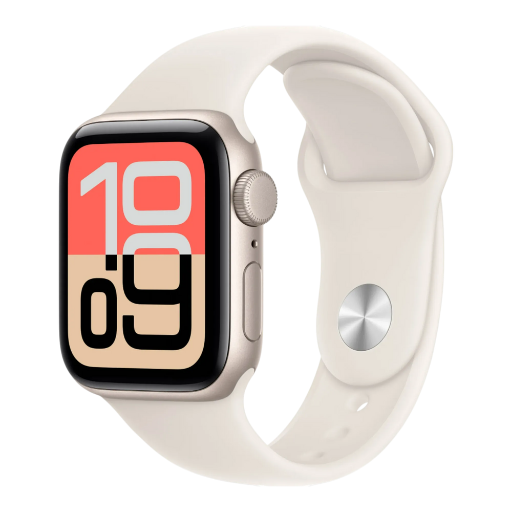 Apple Watch SE 3 GPS, 40mm Starlight Aluminum Case with Starlight Sport Band - M/L 45676e-4.myshopify.com Apple Apple Watch SE 3 GPS, 40mm Starlight Aluminum Case with Starlight Sport Band - M/L 45676e-4.myshopify.com Apple