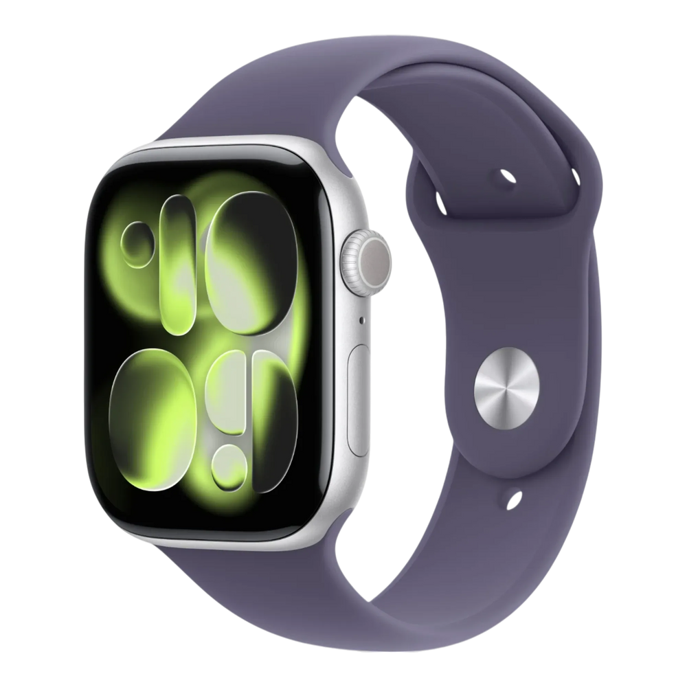 Apple Watch Series 11 GPS, 46mm Silver Aluminum Case with Purple Fog Sport Band - M/L 45676e-4.myshopify.com Apple Apple Watch Series 11 GPS, 46mm Silver Aluminum Case with Purple Fog Sport Band - M/L 45676e-4.myshopify.com Apple
