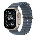 Apple Watch Ultra 3 GPS + Cellular, 49mm Black Titanium Case with Anchor Blue Ocean Band