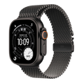 Apple Watch Ultra 3 GPS + Cellular, 49mm Black Titanium Case with Black Titanium Milanese Loop - Small