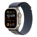Apple Watch Ultra 2 GPS + Cellular, 49mm Titanium Case with Blue Alpine Loop - Small