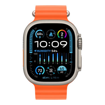 Apple Watch Ultra 2 GPS + Cellular, 49mm Titanium Case with Orange Ocean Band - alAsil Apple Watch Ultra 2 GPS + Cellular, 49mm Titanium Case with Orange Ocean Band 45676e-4.myshopify.com Apple Apple Watch Ultra 2 GPS + Cellular, 49mm Titanium Case with Orange Ocean Band 45676e-4.myshopify.com Apple