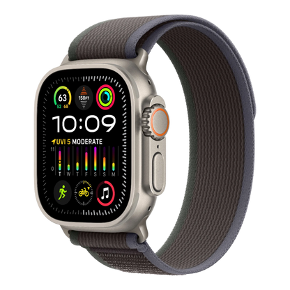 Apple Watch Ultra 2 GPS + Cellular, 49mm Titanium Case with Blue/Black Trail Loop - M/L - alAsil Apple Watch Ultra 2 GPS + Cellular, 49mm Titanium Case with Blue/Black Trail Loop - M/L 45676e-4.myshopify.com Apple Apple Watch Ultra 2 GPS + Cellular, 49mm Titanium Case with Blue/Black Trail Loop - M/L 45676e-4.myshopify.com Apple