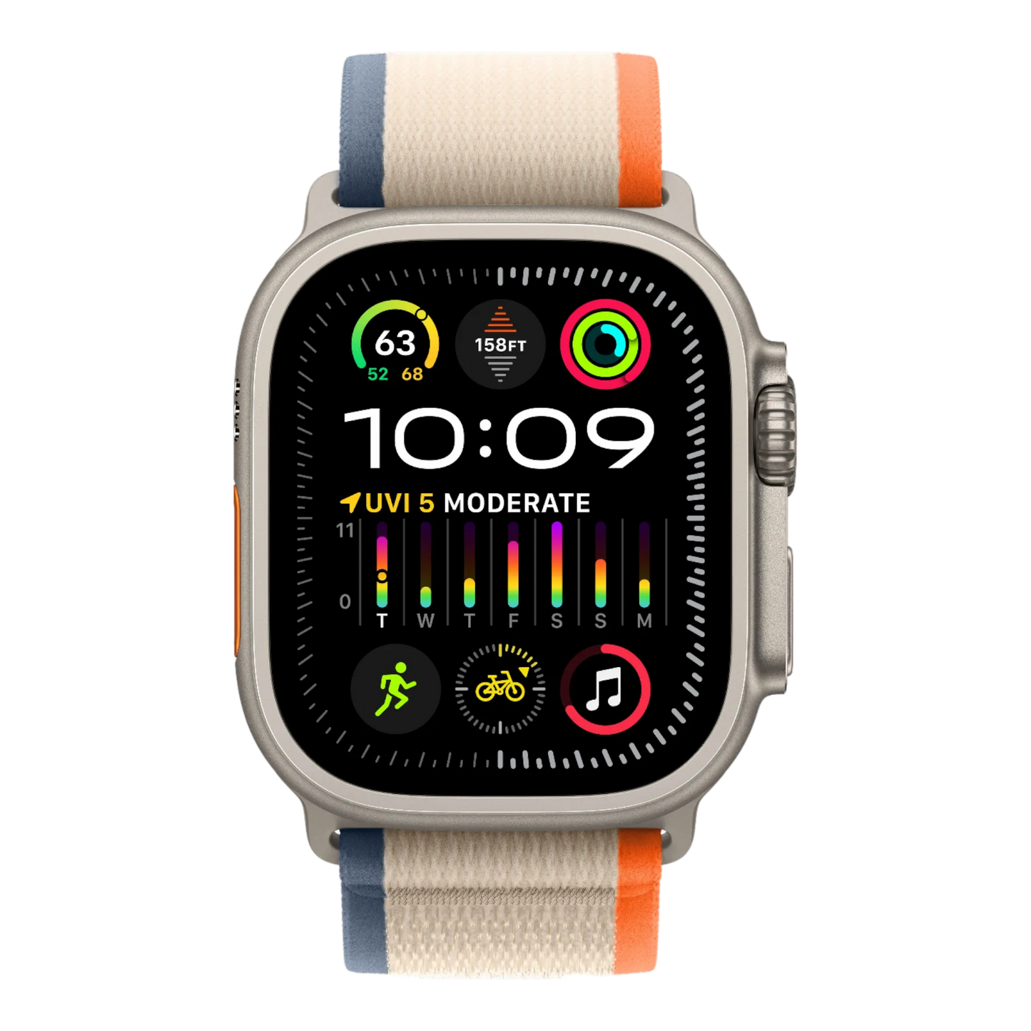Apple Watch Ultra 2 GPS + Cellular, 49mm Titanium Case with Orange/Beige Trail Loop - S/M - alAsil Apple Watch Ultra 2 GPS + Cellular, 49mm Titanium Case with Orange/Beige Trail Loop - S/M 45676e-4.myshopify.com Apple Apple Watch Ultra 2 GPS + Cellular, 49mm Titanium Case with Orange/Beige Trail Loop - S/M 45676e-4.myshopify.com Apple