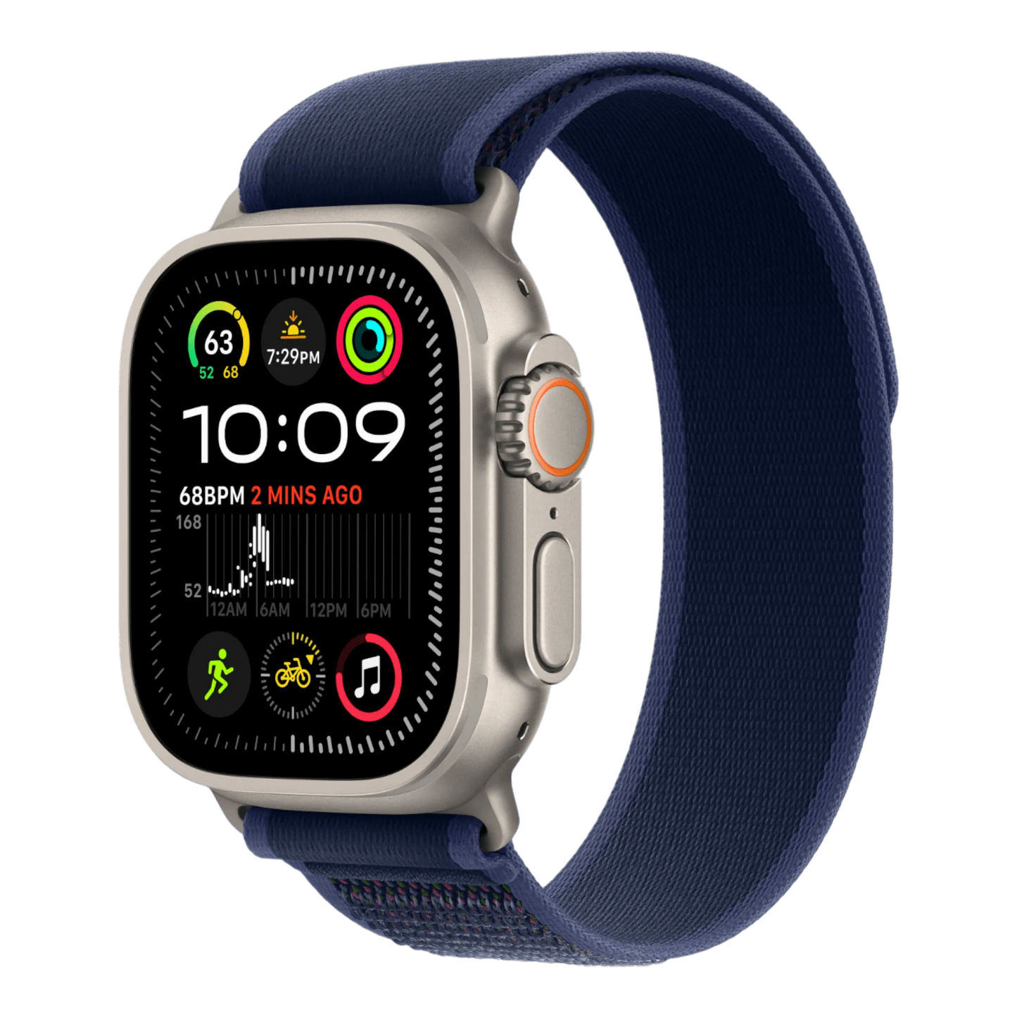 Apple Watch Ultra 2 GPS + Cellular, 49mm Natural Titanium Case with Blue Trail Loop - M/L - alAsil Apple Watch Ultra 2 GPS + Cellular, 49mm Natural Titanium Case with Blue Trail Loop - M/L 45676e-4.myshopify.com Apple Apple Watch Ultra 2 GPS + Cellular, 49mm Natural Titanium Case with Blue Trail Loop - M/L 45676e-4.myshopify.com Apple