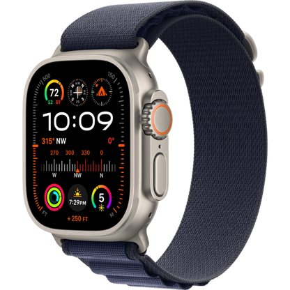 Apple Watch Ultra 2 GPS + Cellular, 49mm Natural Titanium Case with Navy Alpine Loop - Medium - alAsil Apple Watch Ultra 2 GPS + Cellular, 49mm Natural Titanium Case with Navy Alpine Loop - Medium 45676e-4.myshopify.com Apple Apple Watch Ultra 2 GPS + Cellular, 49mm Natural Titanium Case with Navy Alpine Loop - Medium 45676e-4.myshopify.com Apple
