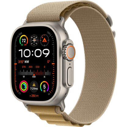 Apple Watch Ultra 2 GPS + Cellular, 49mm Natural Titanium Case with Tan Alpine Loop - Medium - alAsil Apple Watch Ultra 2 GPS + Cellular, 49mm Natural Titanium Case with Tan Alpine Loop - Medium 45676e-4.myshopify.com Apple Apple Watch Ultra 2 GPS + Cellular, 49mm Natural Titanium Case with Tan Alpine Loop - Medium 45676e-4.myshopify.com Apple