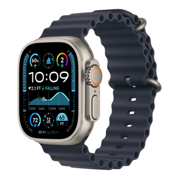 Apple Watch Ultra 2 GPS + Cellular, 49mm Natural Titanium Case with Navy Ocean Band - alAsil Apple Watch Ultra 2 GPS + Cellular, 49mm Natural Titanium Case with Navy Ocean Band 45676e-4.myshopify.com Apple Apple Watch Ultra 2 GPS + Cellular, 49mm Natural Titanium Case with Navy Ocean Band 45676e-4.myshopify.com Apple