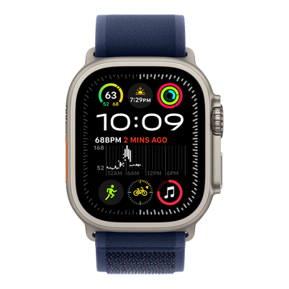 Apple Watch Ultra 2 GPS + Cellular, 49mm Natural Titanium Case with Blue Trail Loop - M/L - alAsil Apple Watch Ultra 2 GPS + Cellular, 49mm Natural Titanium Case with Blue Trail Loop - M/L 45676e-4.myshopify.com Apple Apple Watch Ultra 2 GPS + Cellular, 49mm Natural Titanium Case with Blue Trail Loop - M/L 45676e-4.myshopify.com Apple