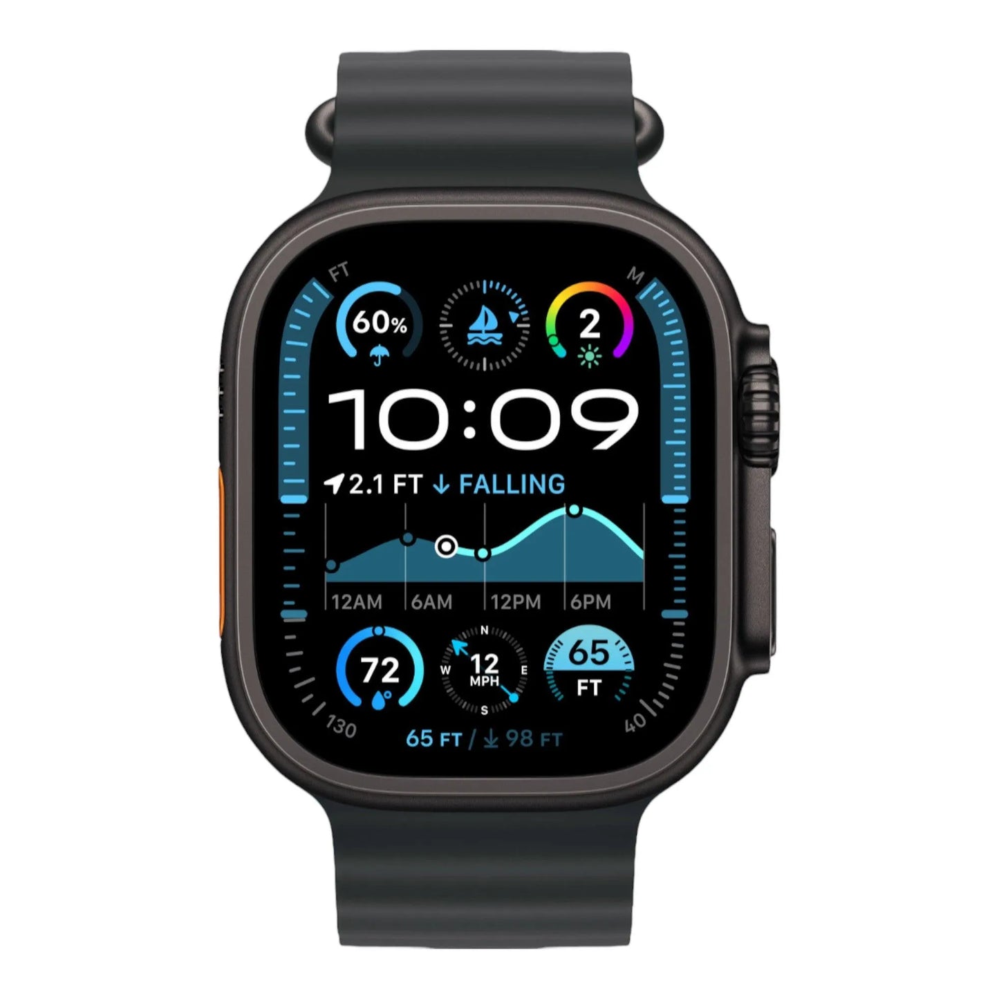 Apple Watch Ultra 2 GPS + Cellular, 49mm Black Titanium Case with Black Ocean Band - alAsil Apple Watch Ultra 2 GPS + Cellular, 49mm Black Titanium Case with Black Ocean Band 45676e-4.myshopify.com Apple Apple Watch Ultra 2 GPS + Cellular, 49mm Black Titanium Case with Black Ocean Band 45676e-4.myshopify.com Apple