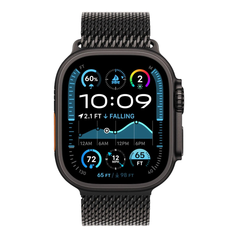 Apple Watch Ultra 2 GPS + Cellular, 49mm Black Titanium Case with Black Titanium Milanese Loop - Medium - alAsil Apple Watch Ultra 2 GPS + Cellular, 49mm Black Titanium Case with Black Titanium Milanese Loop - Medium 45676e-4.myshopify.com Apple Apple Watch Ultra 2 GPS + Cellular, 49mm Black Titanium Case with Black Titanium Milanese Loop - Medium 45676e-4.myshopify.com Apple