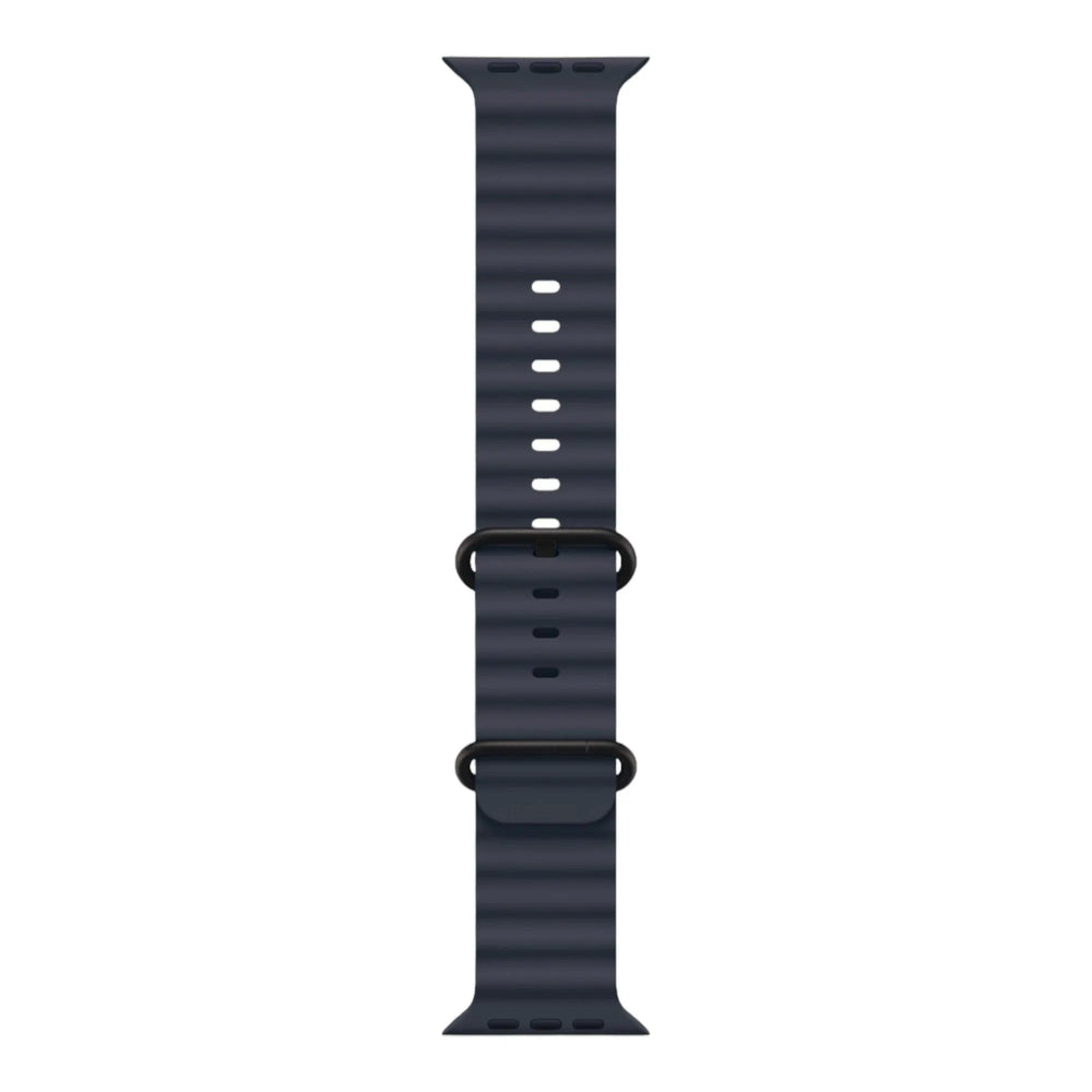 Apple Watch Ultra 2 GPS + Cellular, 49mm Black Titanium Case with Navy Ocean Band - alAsil Apple Watch Ultra 2 GPS + Cellular, 49mm Black Titanium Case with Navy Ocean Band 45676e-4.myshopify.com Apple Apple Watch Ultra 2 GPS + Cellular, 49mm Black Titanium Case with Navy Ocean Band 45676e-4.myshopify.com Apple