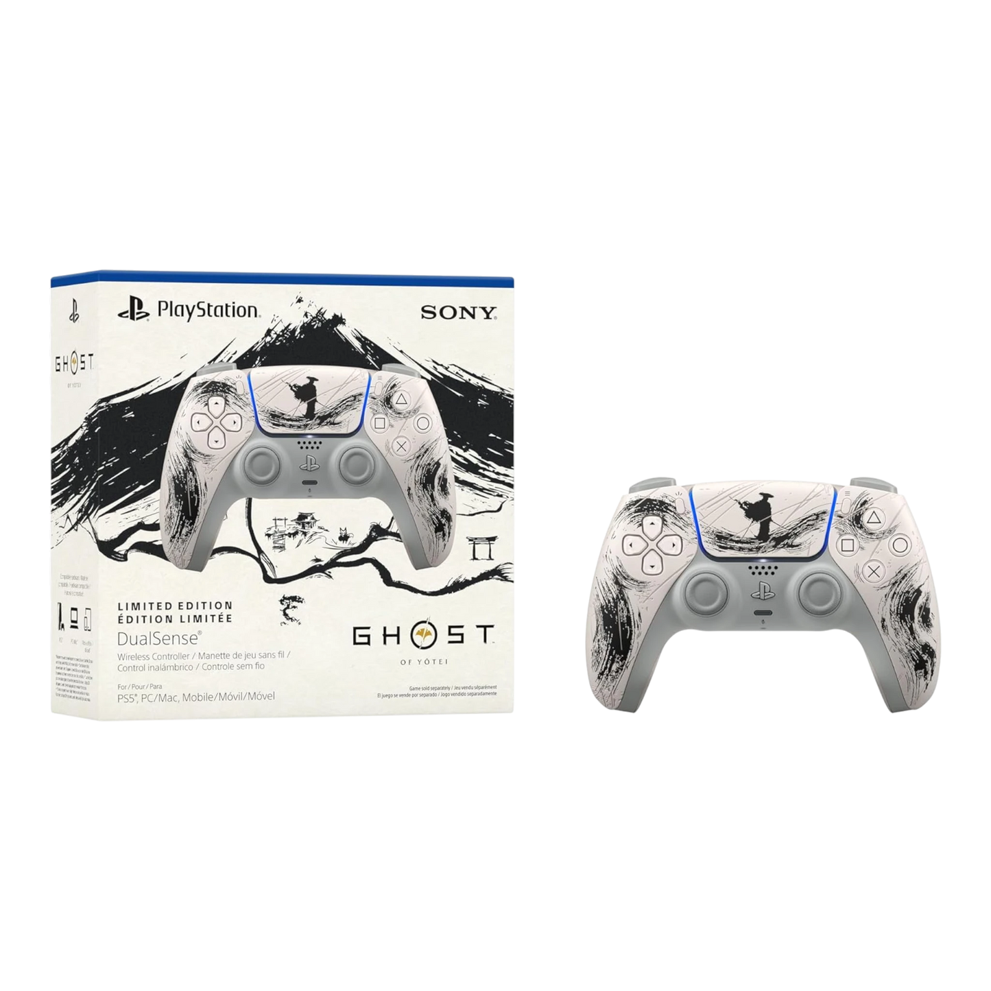 DualSense Wireless Controller - Ghost of Yotei Black Limited Edition
