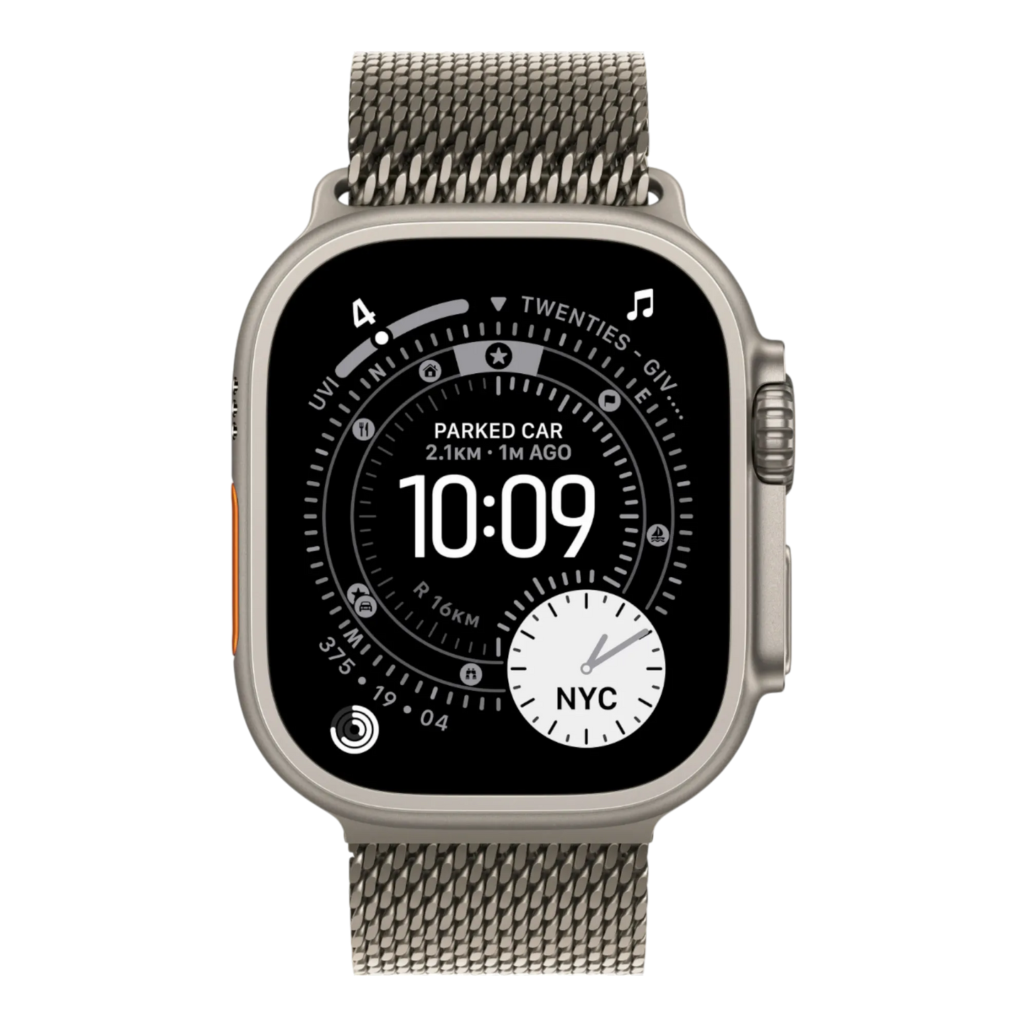 Apple Watch Ultra 3 GPS + Cellular, 49mm Natural Titanium Case with Natural Titanium Milanese Loop - Large 45676e-4.myshopify.com Apple Apple Watch Ultra 3 GPS + Cellular, 49mm Natural Titanium Case with Natural Titanium Milanese Loop - Large 45676e-4.myshopify.com Apple