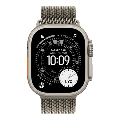 Apple Watch Ultra 3 GPS + Cellular, 49mm Natural Titanium Case with Natural Titanium Milanese Loop - Large 45676e-4.myshopify.com Apple Apple Watch Ultra 3 GPS + Cellular, 49mm Natural Titanium Case with Natural Titanium Milanese Loop - Large 45676e-4.myshopify.com Apple