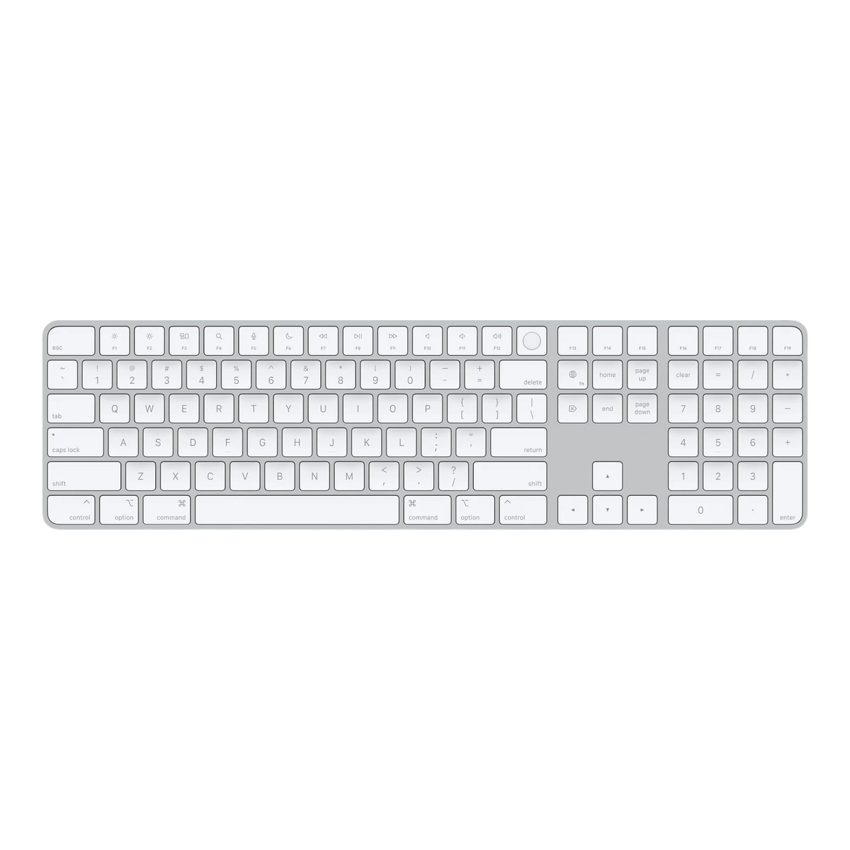 Magic Keyboard Touch ID Numeric White MK2C3 | alAsil