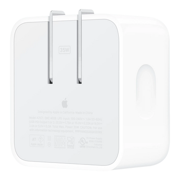 35W Dual USB-C Port Compact Power Adapter - alAsil 35W Dual USB-C Port Compact Power Adapter (MNWM3) 45676e-4.myshopify.com Apple 35W Dual USB-C Port Compact Power Adapter (MNWM3) 45676e-4.myshopify.com Apple