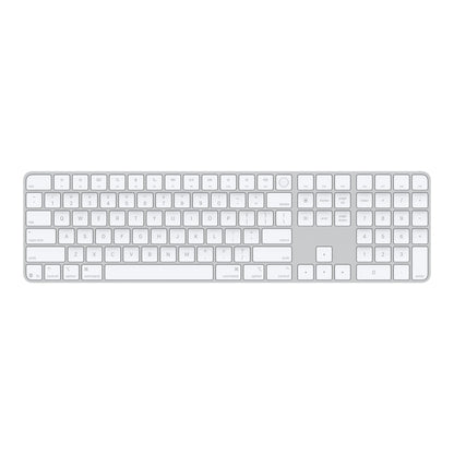 Apple Magic Keyboard with Touch ID and Numeric Keypad for Mac models with Apple silicon (USB-C) White MXK73 | alAsil