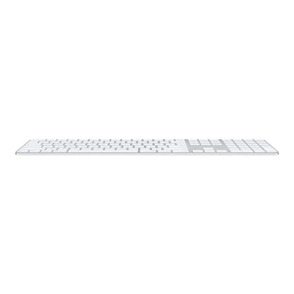 Apple Magic Keyboard with Touch ID and Numeric Keypad for Mac models with Apple silicon (USB-C) White MXK73 | alAsil