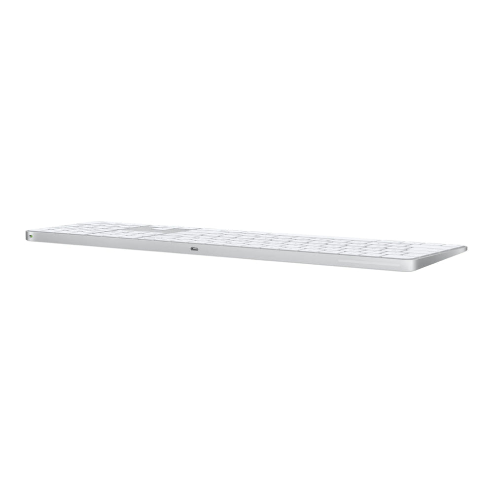 Apple Magic Keyboard with Touch ID and Numeric Keypad for Mac models with Apple silicon (USB-C) White MXK73 | alAsil