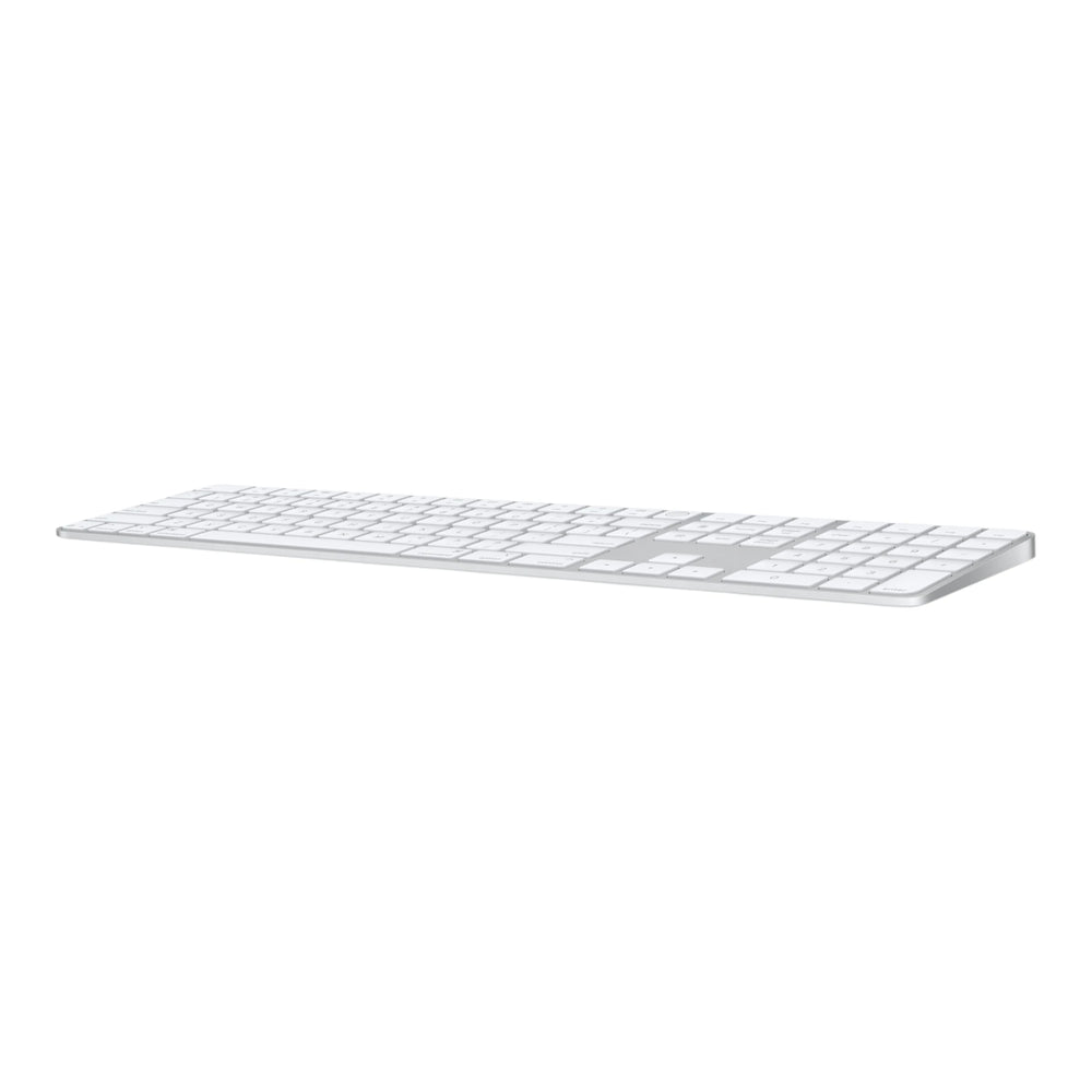 Apple Magic Keyboard with Touch ID and Numeric Keypad for Mac models with Apple silicon (USB-C) White MXK73 | alAsil