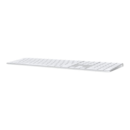 Apple Magic Keyboard with Touch ID and Numeric Keypad for Mac models with Apple silicon (USB-C) White MXK73 | alAsil