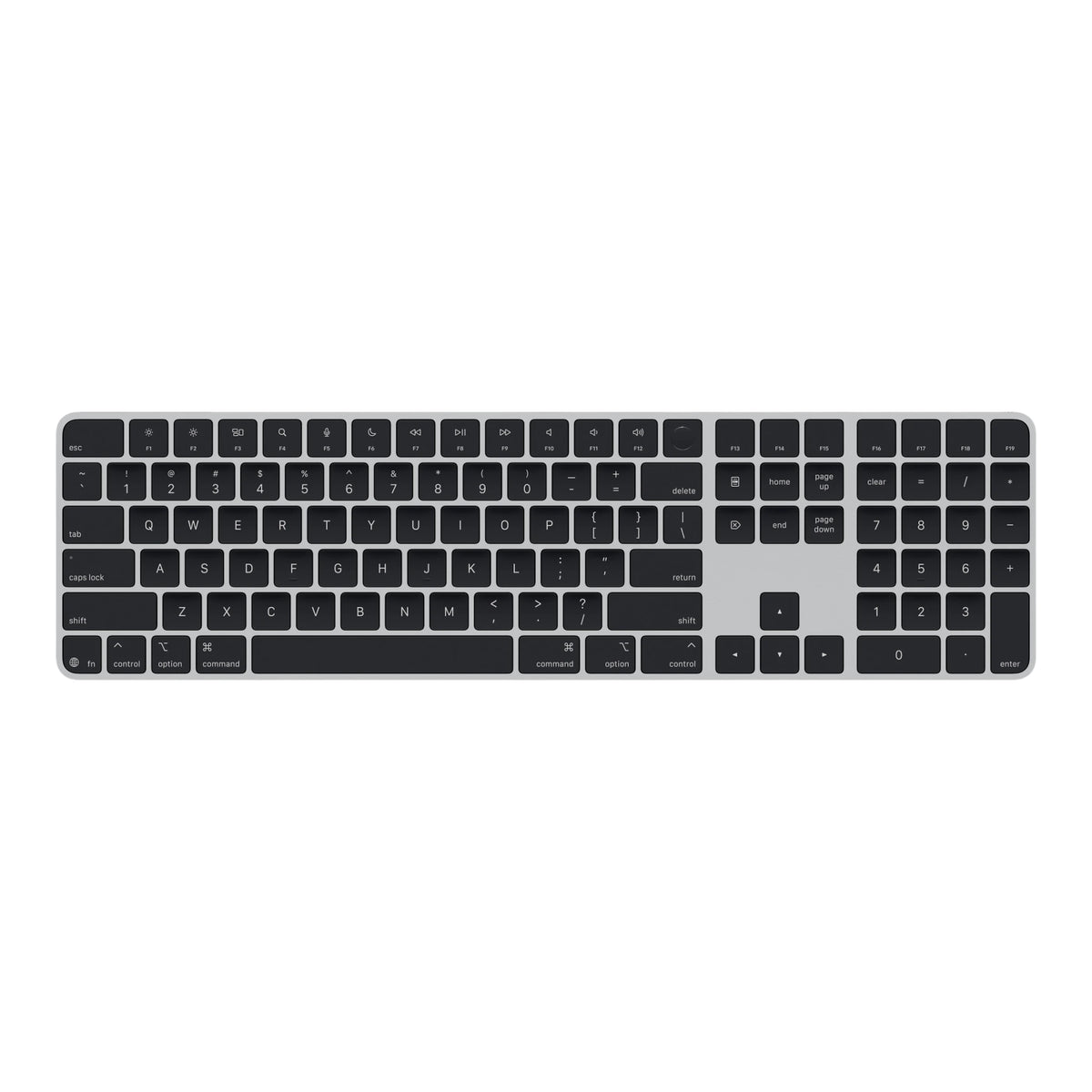 Apple Magic Keyboard with Touch ID and Numeric Keypad for Mac models with Apple silicon (USB-C) Black MXK83 | alAsil
