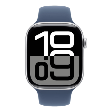 Apple Watch Series 10 GPS, 42mm Silver Aluminum Case with Denim Sport Band - S/M - alAsil Apple Watch Series 10 GPS, 42mm Silver Aluminum Case with Denim Sport Band - S/M 45676e-4.myshopify.com Apple Apple Watch Series 10 GPS, 42mm Silver Aluminum Case with Denim Sport Band - S/M 45676e-4.myshopify.com Apple