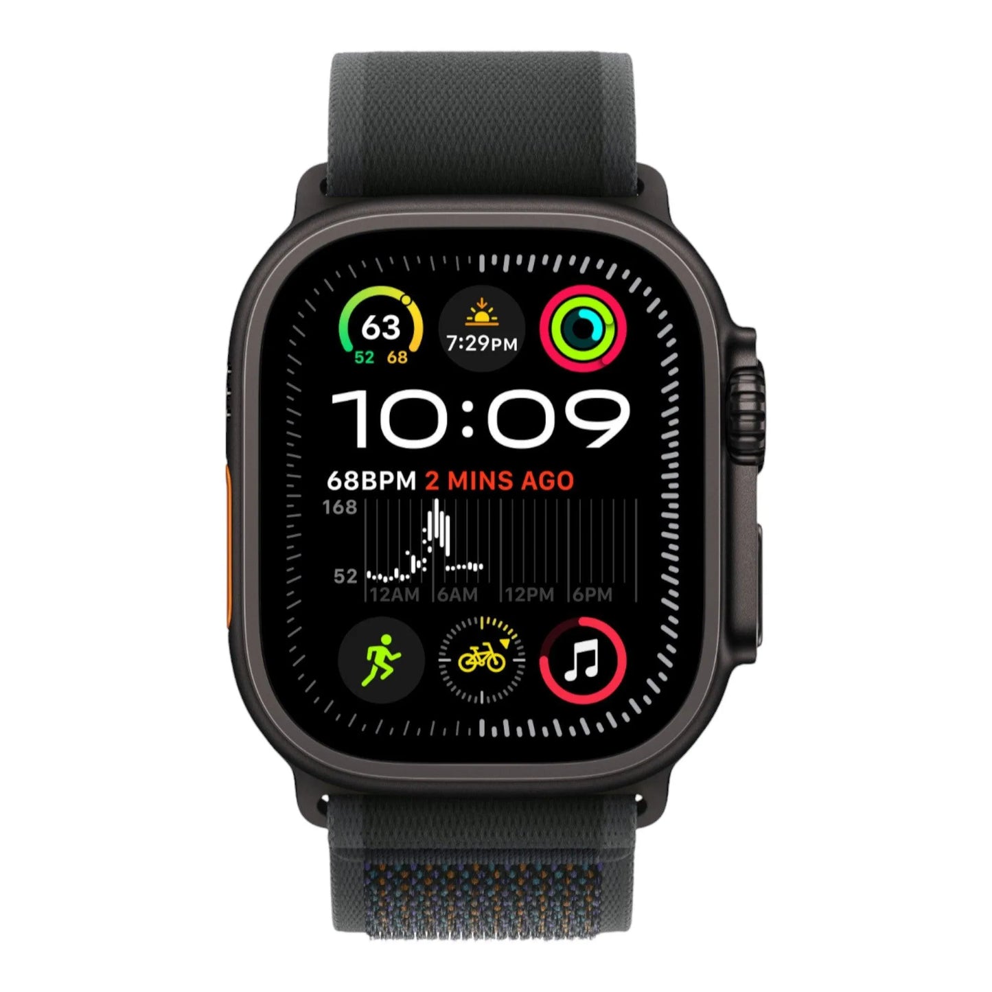 Apple Watch Ultra 2 GPS + Cellular, 49mm Black Titanium Case with Black Trail Loop - M/L - alAsil Apple Watch Ultra 2 GPS + Cellular, 49mm Black Titanium Case with Black Trail Loop - M/L 45676e-4.myshopify.com Apple Apple Watch Ultra 2 GPS + Cellular, 49mm Black Titanium Case with Black Trail Loop - M/L 45676e-4.myshopify.com Apple