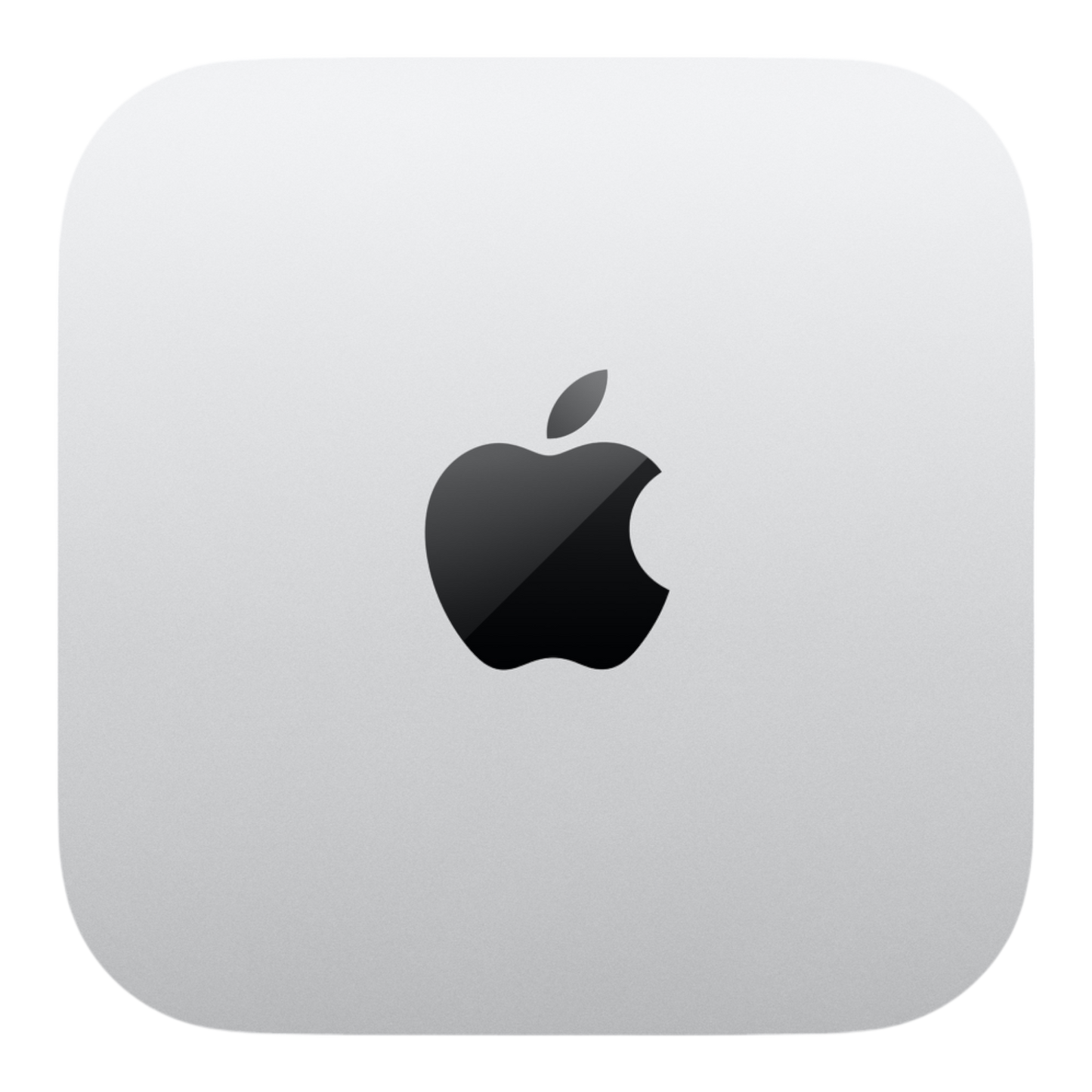 Apple Mac Mini M4 with a sleek silver design and the iconic Apple logo.