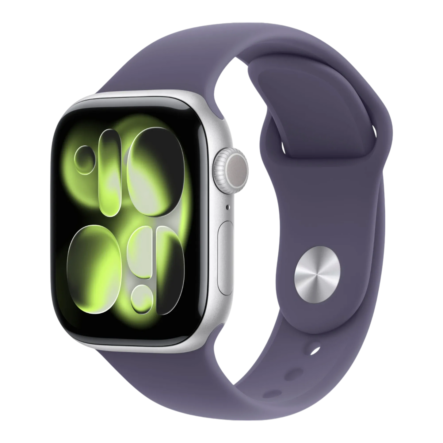 Apple Watch Series 11 GPS, 42mm Silver Aluminum Case with  Purple Fog Sport Band - S/M 45676e-4.myshopify.com Apple Apple Watch Series 11 GPS, 42mm Silver Aluminum Case with  Purple Fog Sport Band - S/M 45676e-4.myshopify.com Apple