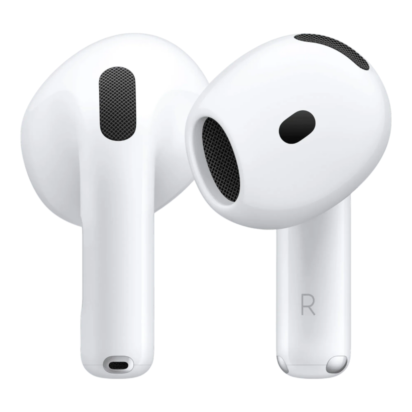 AirPods 4 earbuds close-up detail