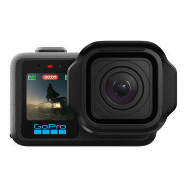 alAsil GoPro MISSION 1 cinema camera featuring a 1-inch sensor and front-facing display screen