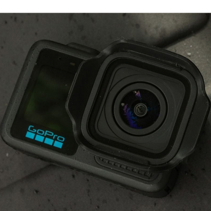 alAsil GoPro MISSION 1 PRO cinema camera featuring a rugged waterproof body and advanced lens housing