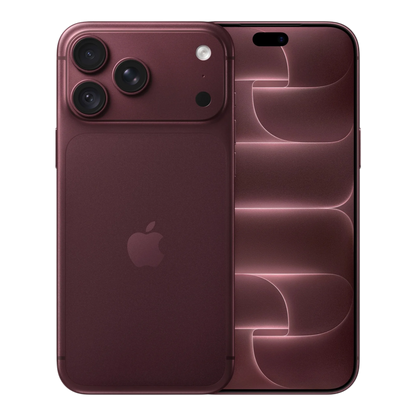 Apple iPhone 18 Pro Max Burgundy — front and back