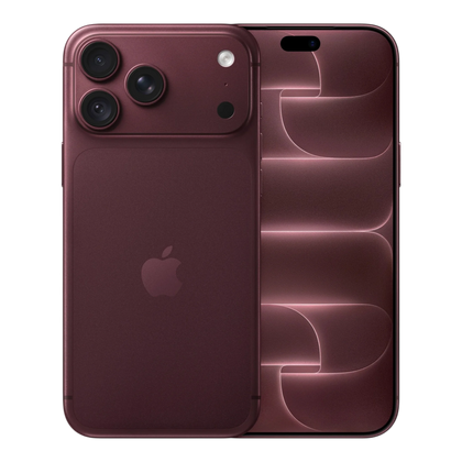 Apple iPhone 18 Pro Max Burgundy — front and back