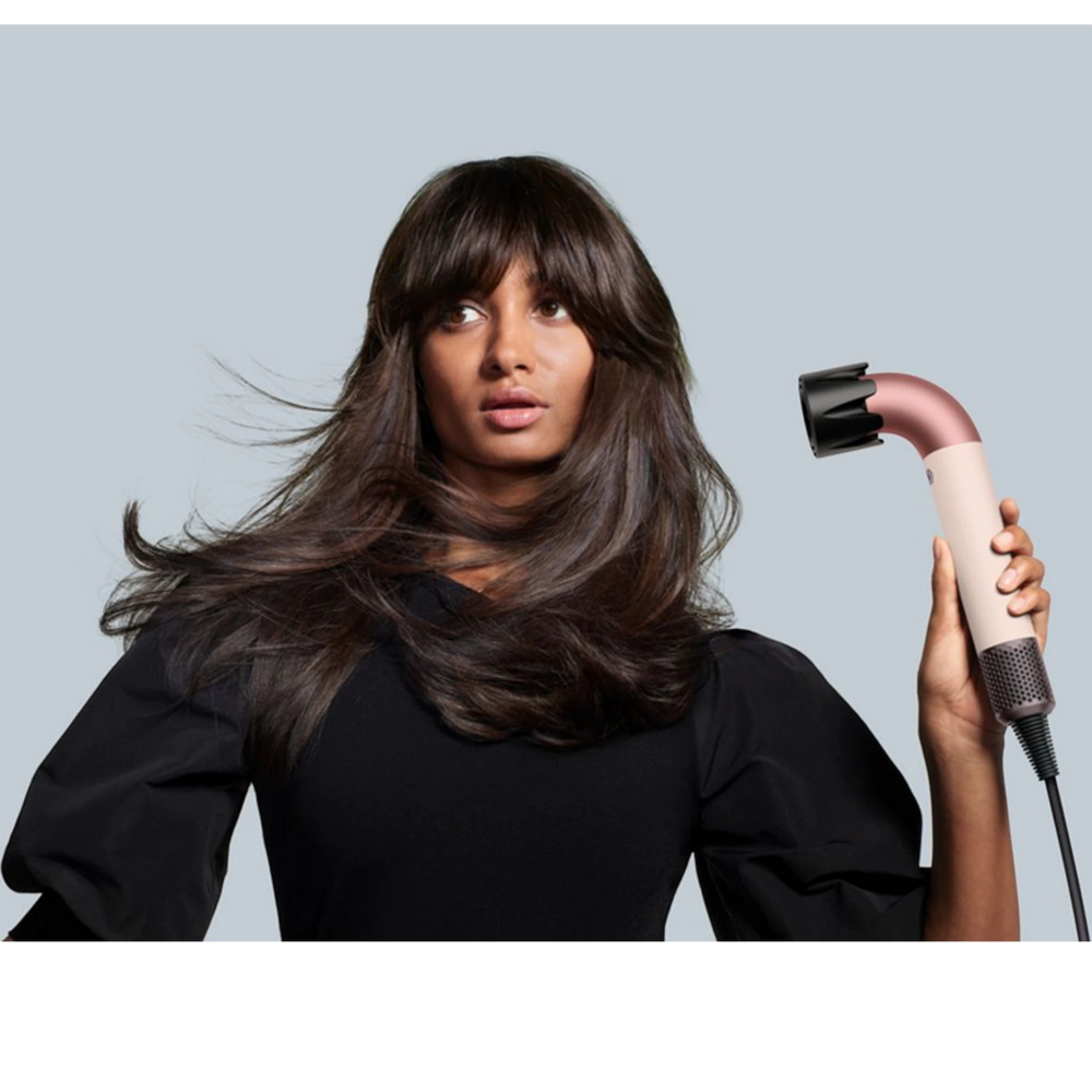 Dyson Supersonic r hair dryer Curly+Coily, Ceramic pink/Rose gold with attachments