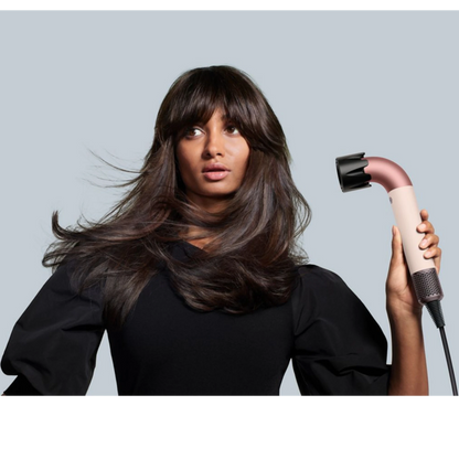 Dyson Supersonic r hair dryer Curly+Coily, Ceramic pink/Rose gold with attachments
