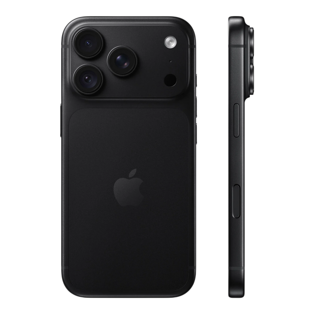 Apple iPhone 18 Pro Black — back and side profile